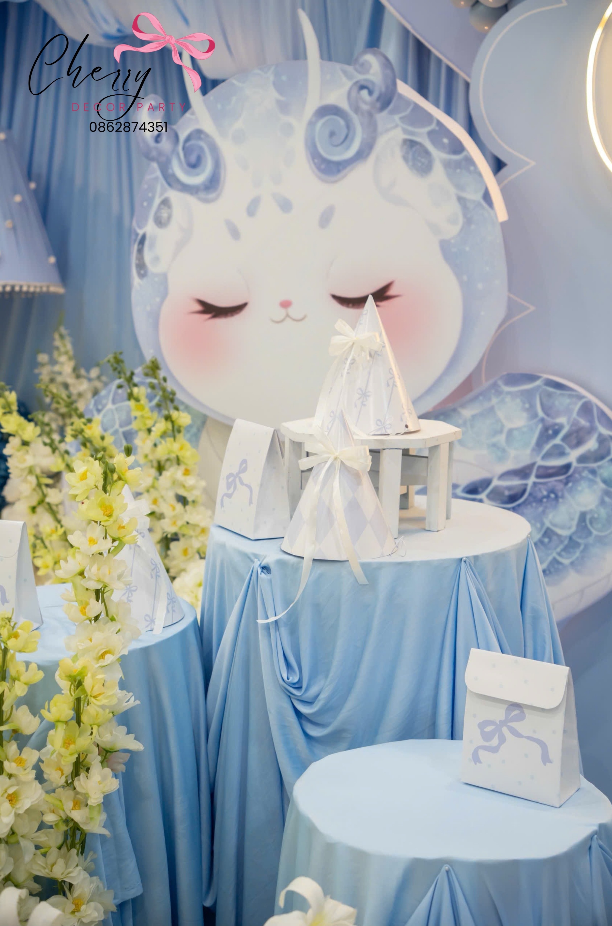 Mẫu trang trí tone xanh baby bé gái — ảnh 7