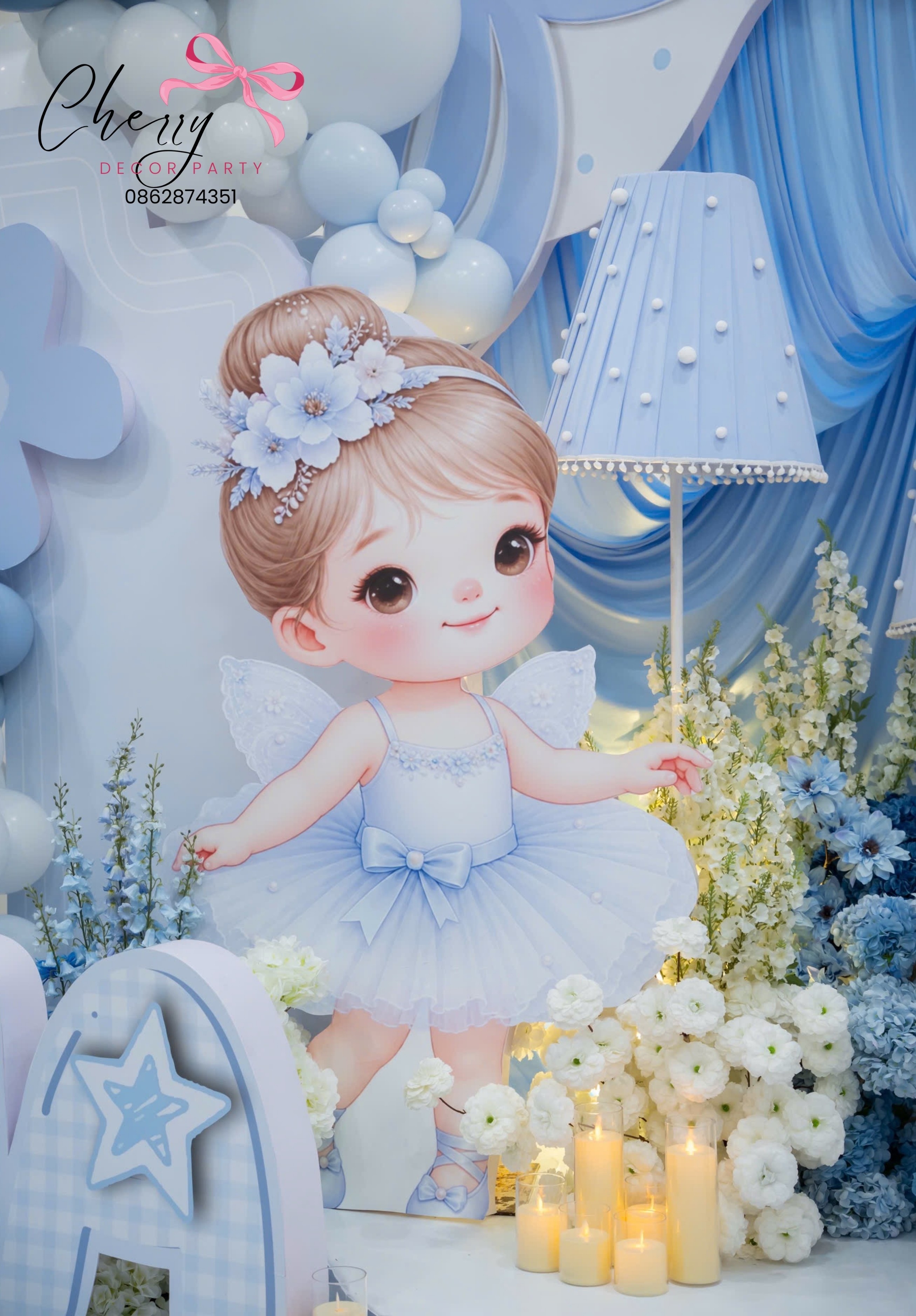 Mẫu trang trí tone xanh baby bé gái — ảnh 5