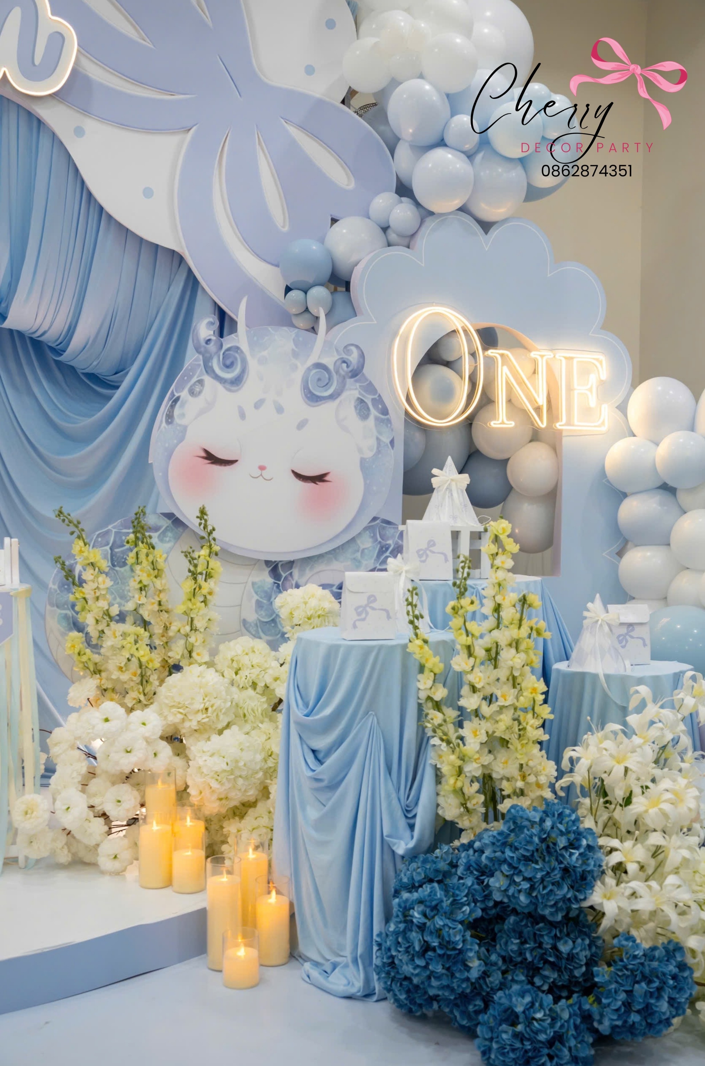 Mẫu trang trí tone xanh baby bé gái — ảnh 4